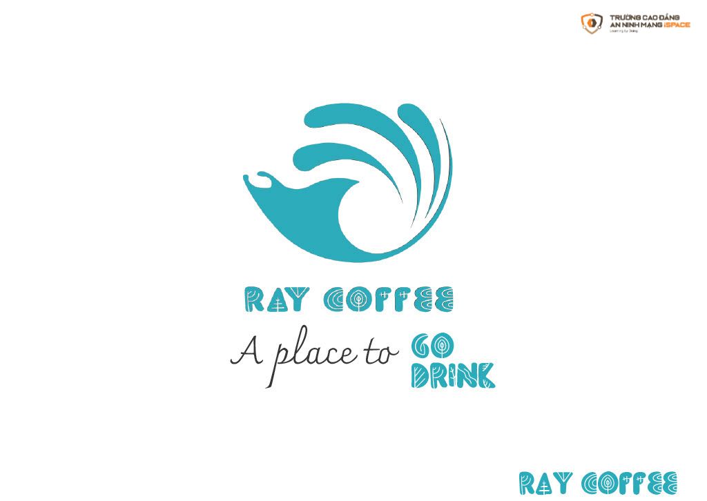 Bộ thiết kế nhận diện thương hiệu Ray Coffee của sinh viên thiết kế đồ họa