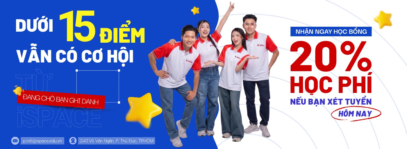Tuyển sinh Cao đẳng chính quy iSPACE 2026
